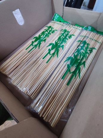 Шпажки бамбуковые для овощей и фруктов 30 см