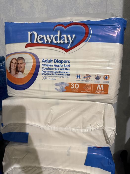Підгузки Newday памперси для дорослих розмір М