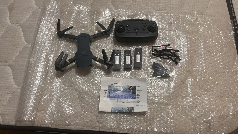 Drone E58 como novo usado 2 vezes