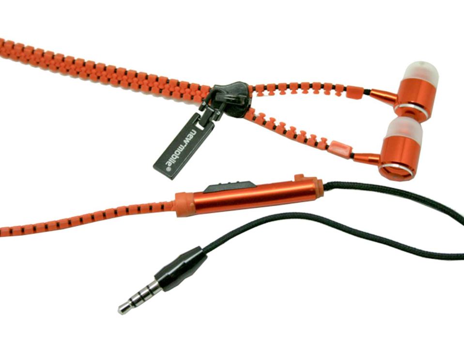 Headphones/Auscultadore Zip c/micro - Novo