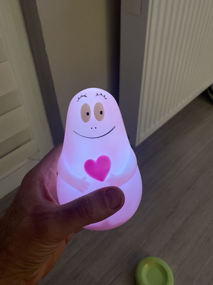 Lampka nocna PABOBO Lumilove Barbapapa PAB-009-BR Różowy