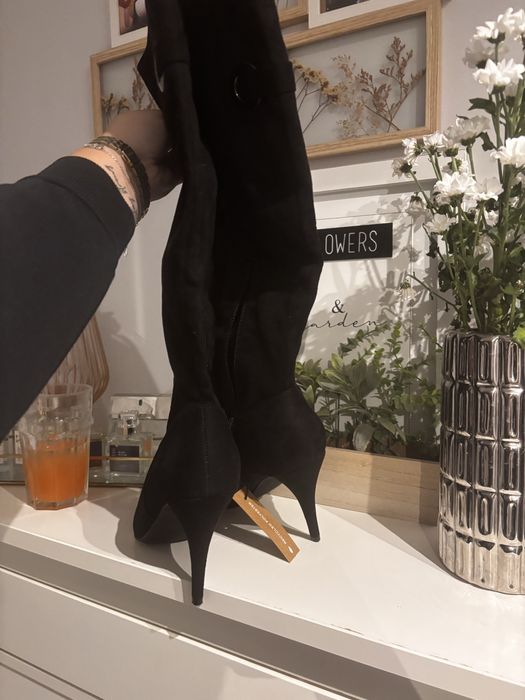 Kozaki nowe na szpilce