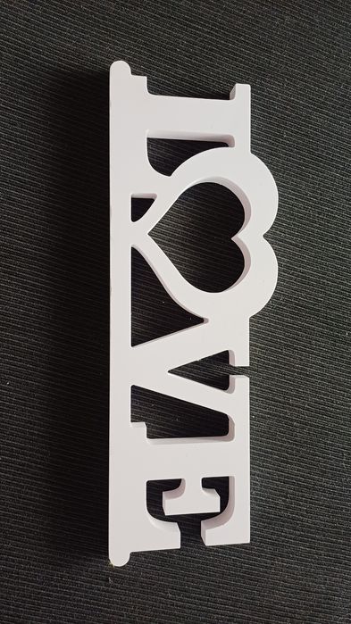 Peça decorativa love (novo)