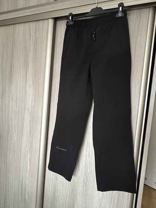 Spodnie trekkingowe w góry XS czarne navigare wiatr deszcz wędrówki