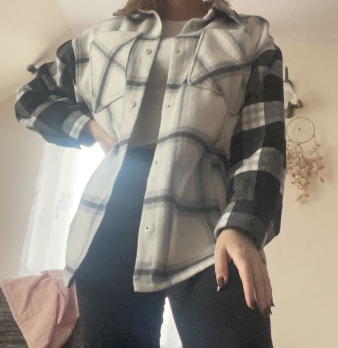 Kurtka koszulowa h&m jesień