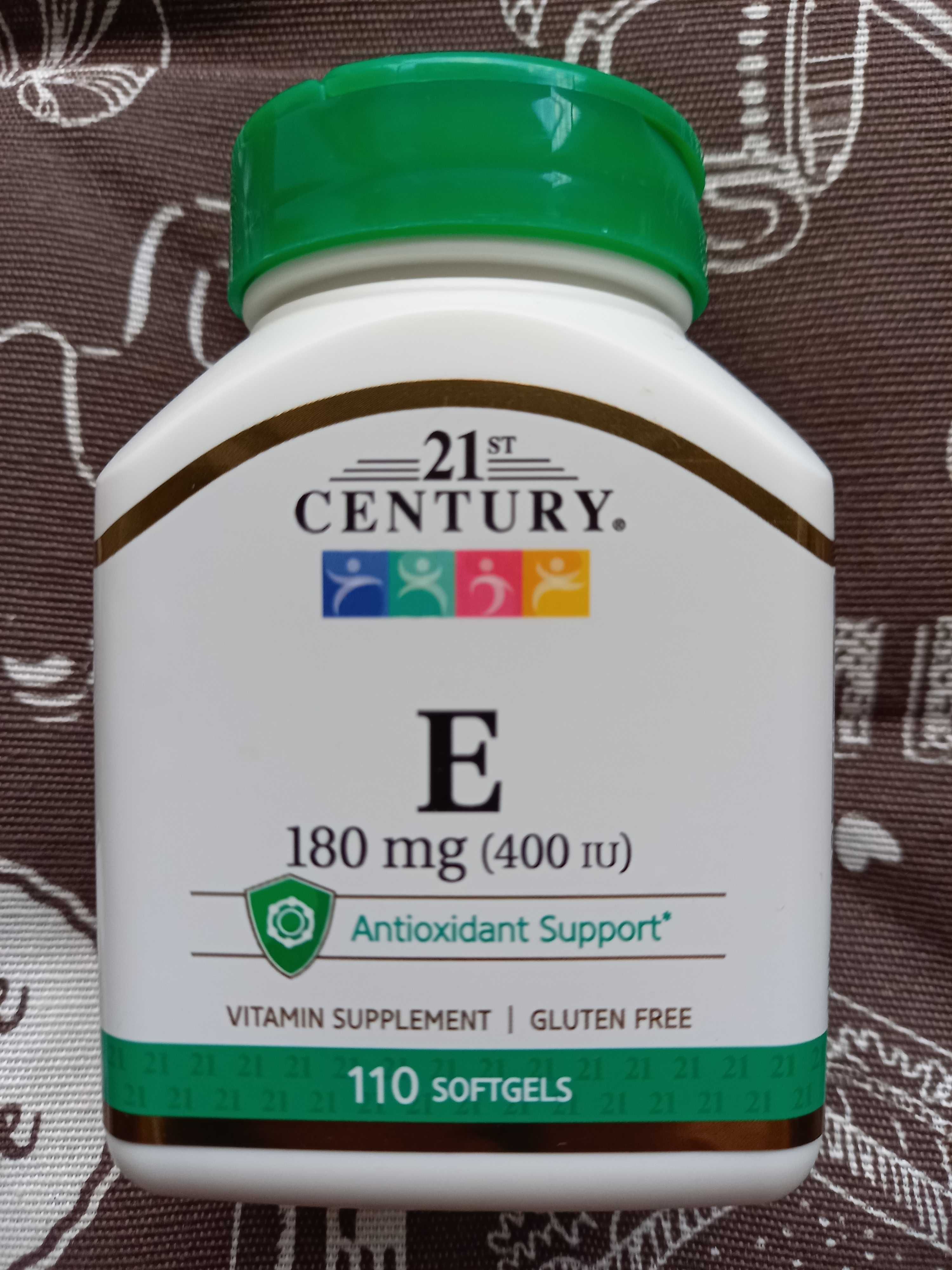 Vitamin E-400, витамин Е 400 вітамін Е Now Foods Swanson 21st