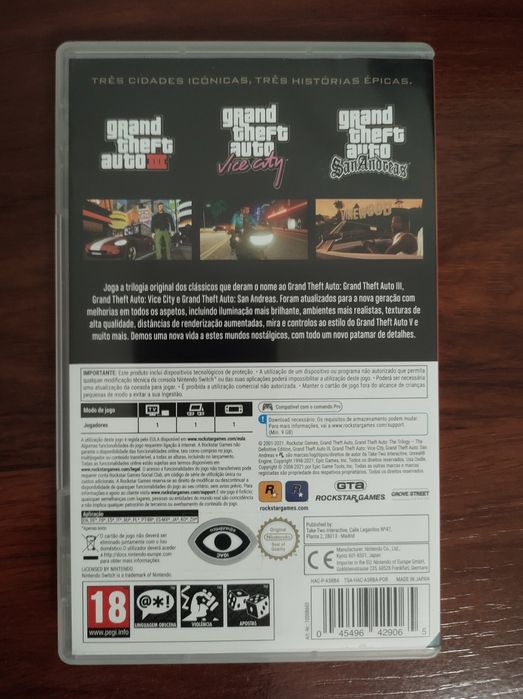 GTA Definitive Edition Switch