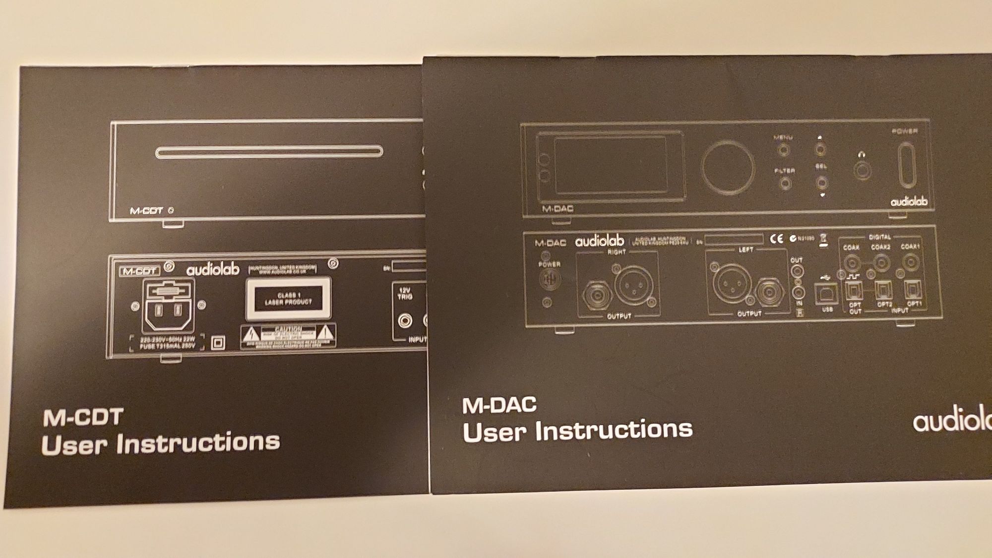 Audiolab DAC m-dac w zestawie z CD audiolab m-cdt