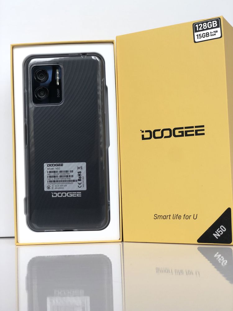 Смартфон телефон DOOGEE N50 15/128GB 2023 Андроїд 13