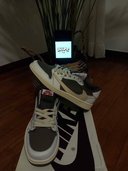 Air Jordan 1 Low Travis Scott Olive nº42 NOVAS com caixa