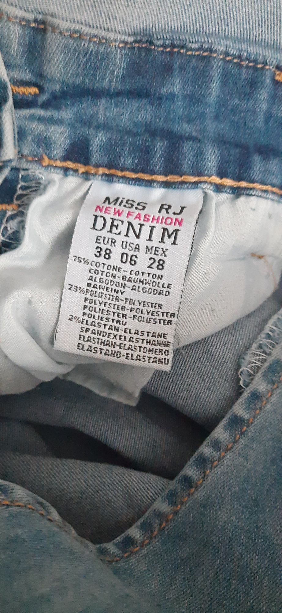 Ogrodniczki damskie krótkie spodenki 38 spodnie jeans