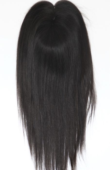 nowy naturalny topper tupet uzupelnienie 100% ludzki wlos
