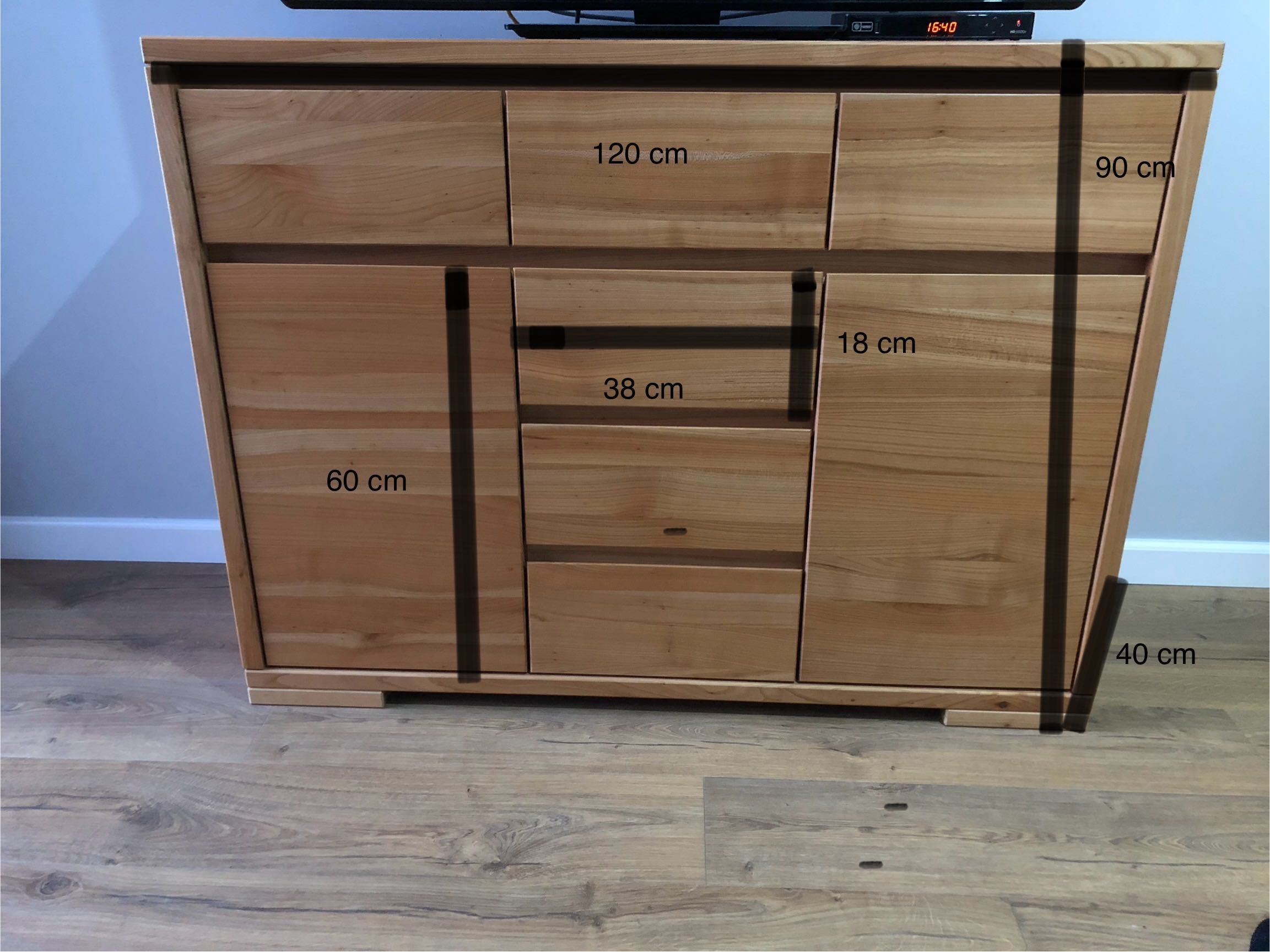 Meble do sypialni (160x200) z litego drewna