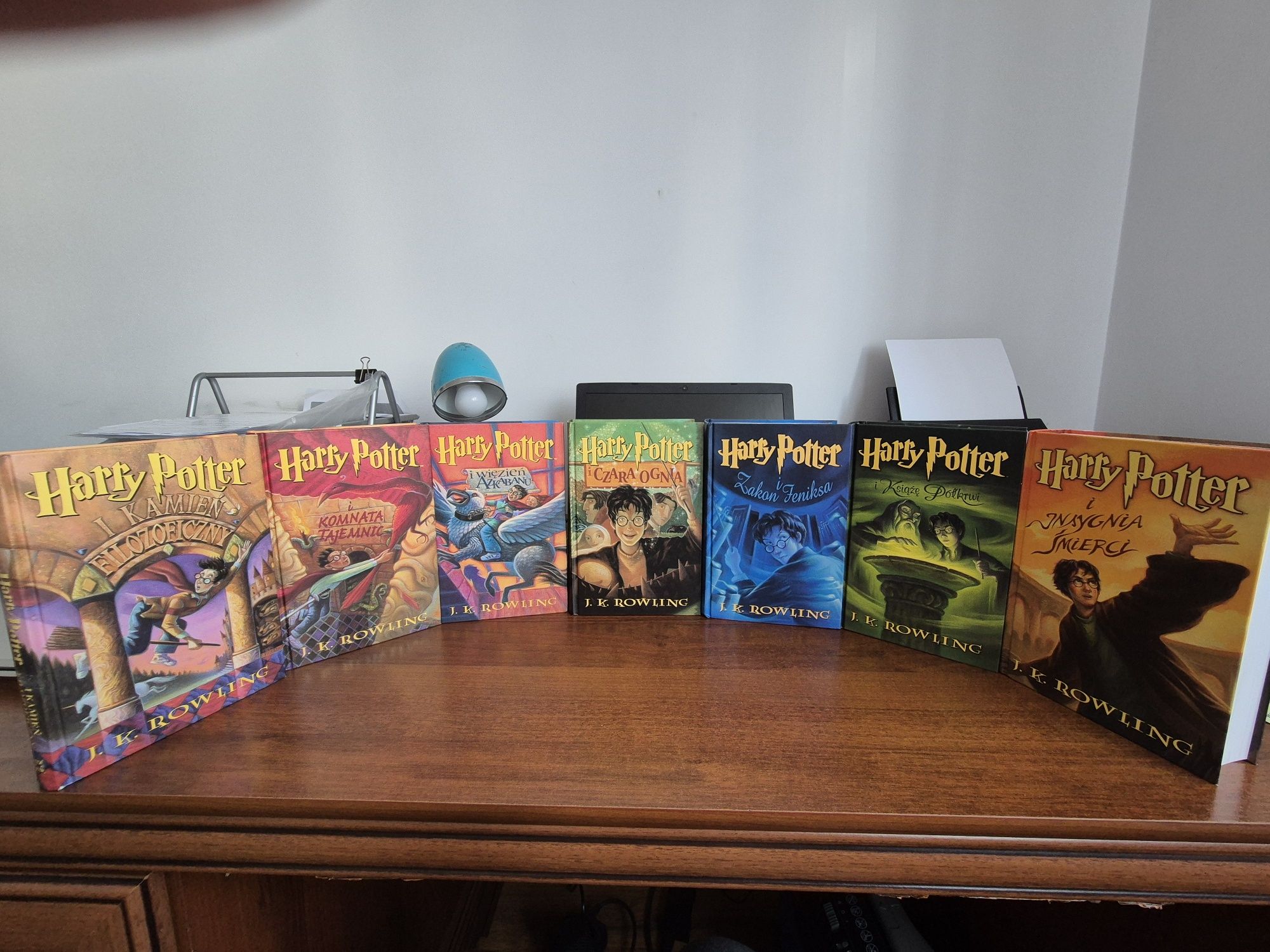 Książki Harry Potter 1-7 Pierwsze wydanie, twarda oprawa