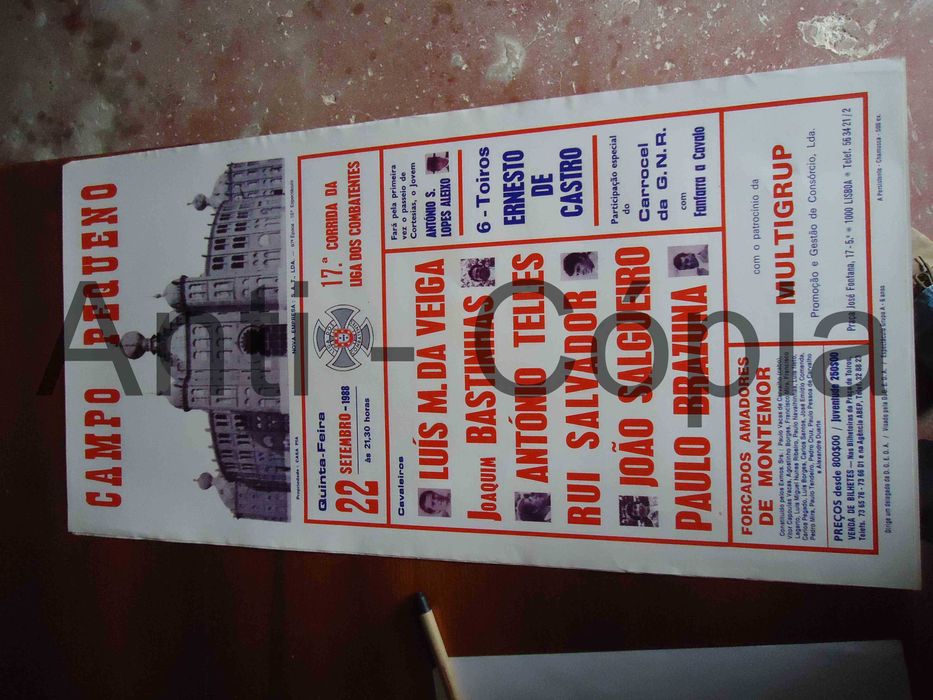 Toiros - Cartazes de Montra 2