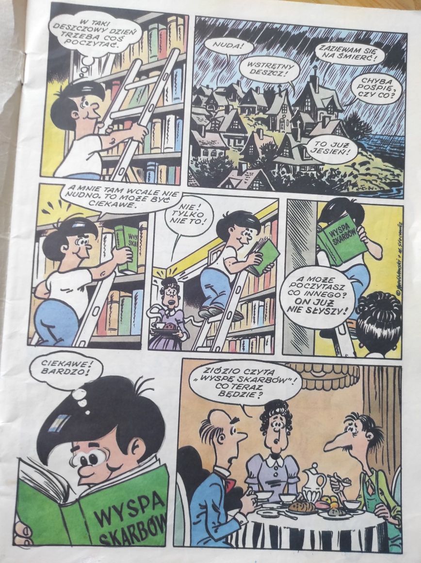 Komiks PRL Nowa wyspa skarbów. 1988. Wydanie I