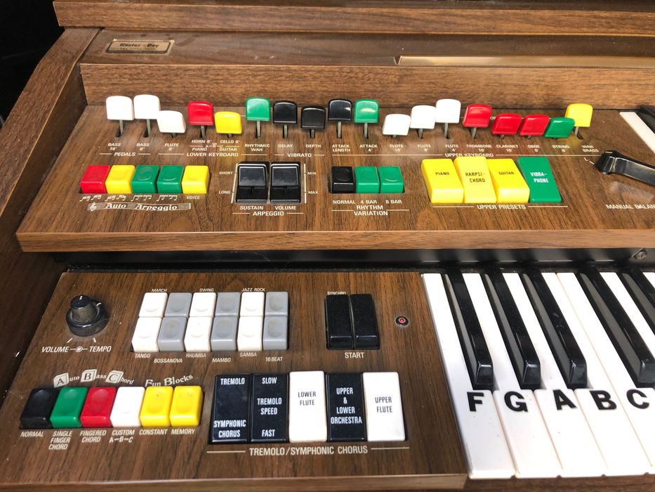 Organy YAMAHA, 2 manualy