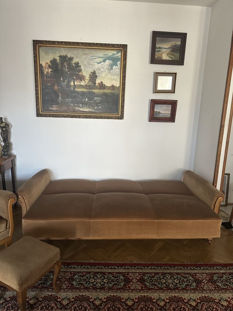 Komplet wypoczynkowy w stylu klasycznym z lat 50-70 XX wieku