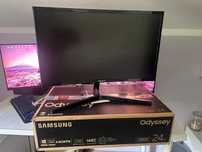 Monitor gamingowy Samsung 24” 144Hz curved – HDMI, DisplayPort