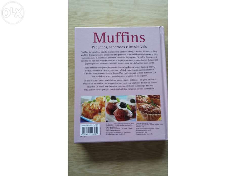 Muffins - livro de receitas