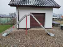 Aluminiowe schody do rusztowania