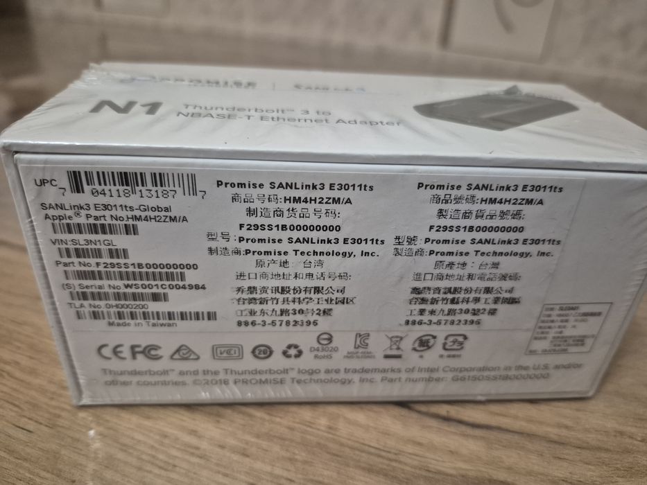 Адаптер 10 ГІГАБІТ PROMISE SANLink3 N1 (Thunderbolt 3)