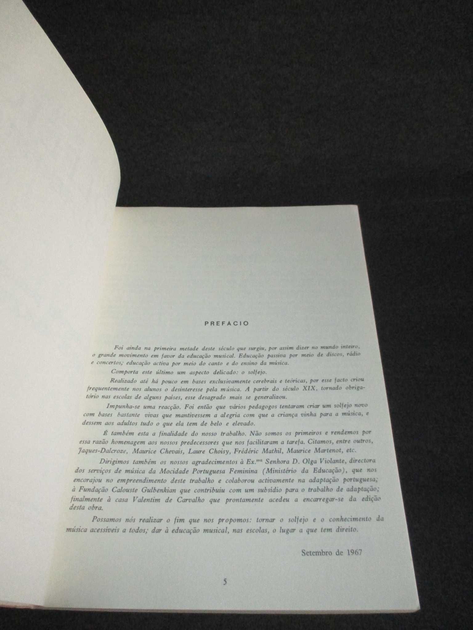 Livro Solfejo Curso Elementar Edgar Willems Raquel Marques Simões