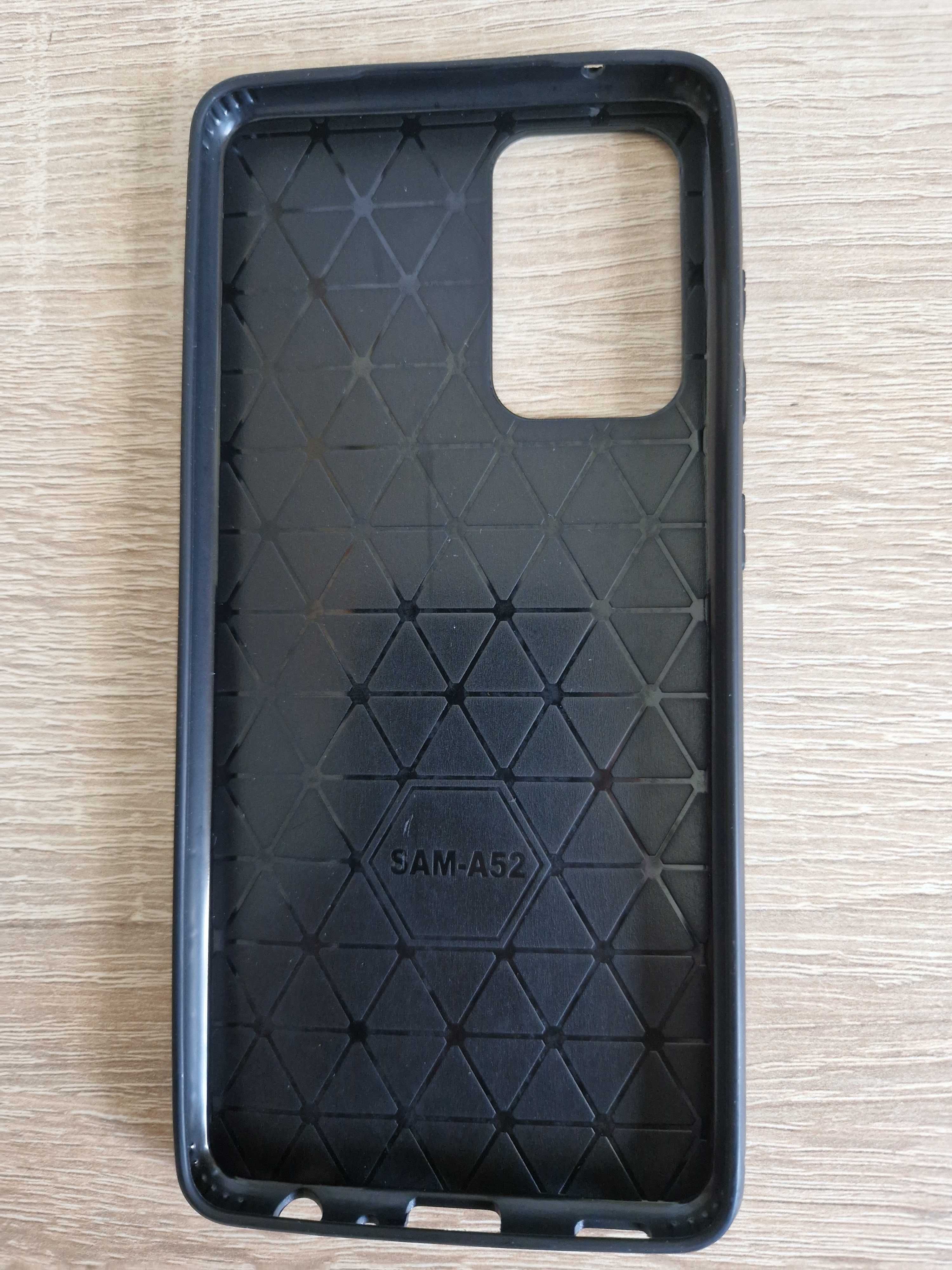 Etui CARBON do Samsung Galaxy A52/A52S Czarny
