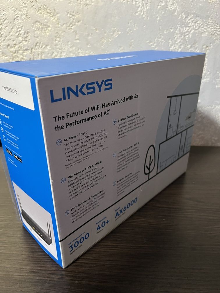 Роутер/Маршрутизатор Linksys MR9600 AX6000 WIFI 6