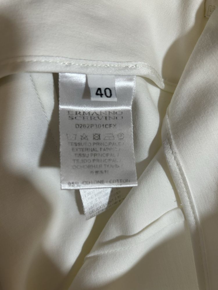 Білі літні штани Ermanno Scervino. Люкс бренд. Оригінал