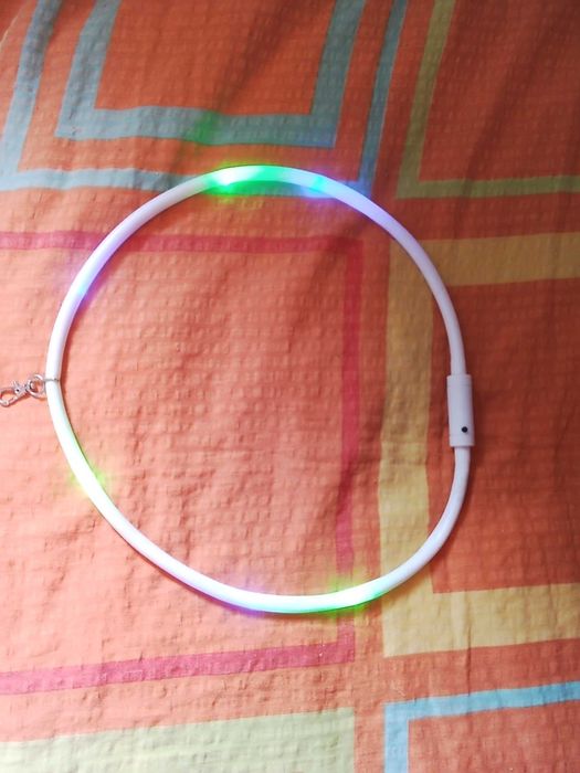 Нашийник новий світлодіодний LED для собаки. Розмір 80 см. 3 режими.