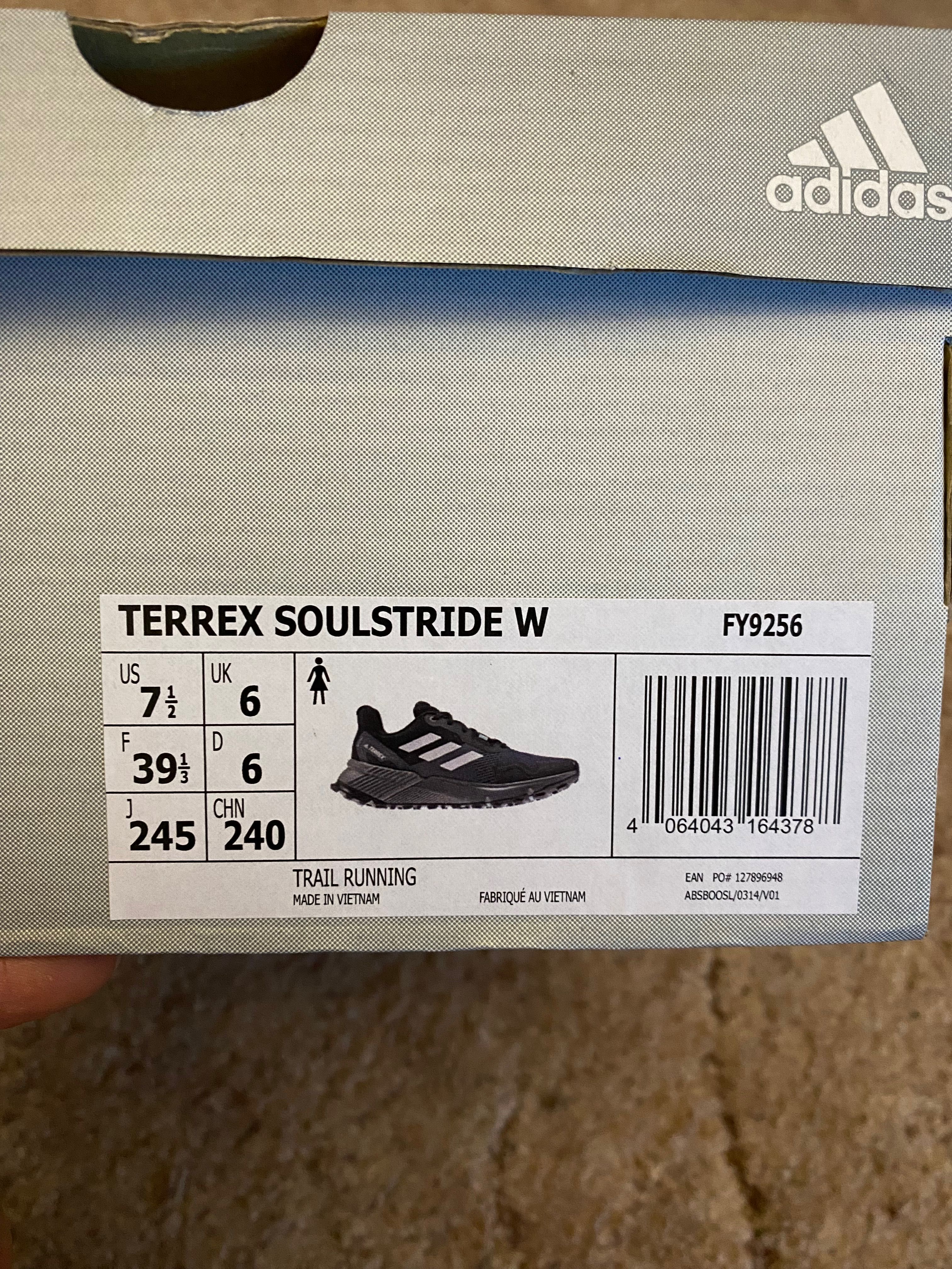 Трейлові жіночі кросівки Adidas Performance Terrex Soulstridec 39 р.