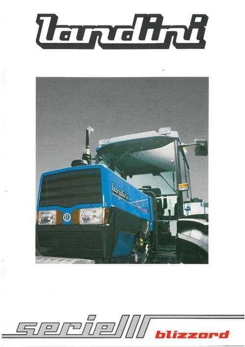 Landini Blizzard Instrukcja obsługi