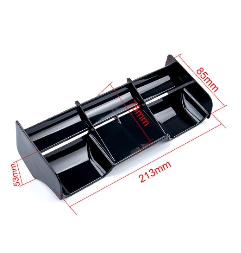 RC 1 10 1 8 Aileron Spoiler Asa Carro telecomandado Tamiya Wltoys Kyos