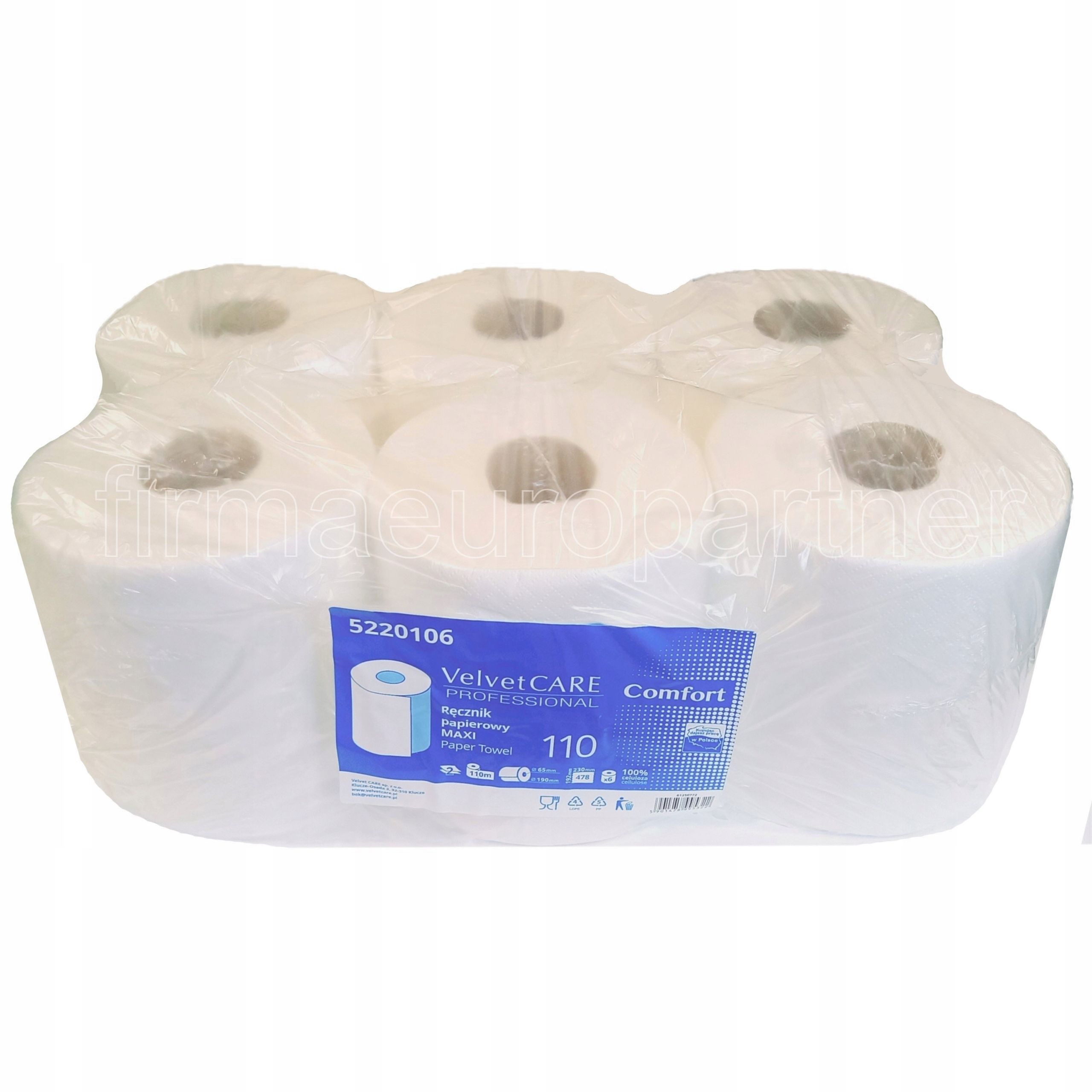 Ręcznik papierowy Velvet MAXI opak.6x110m europartnersklep.pl