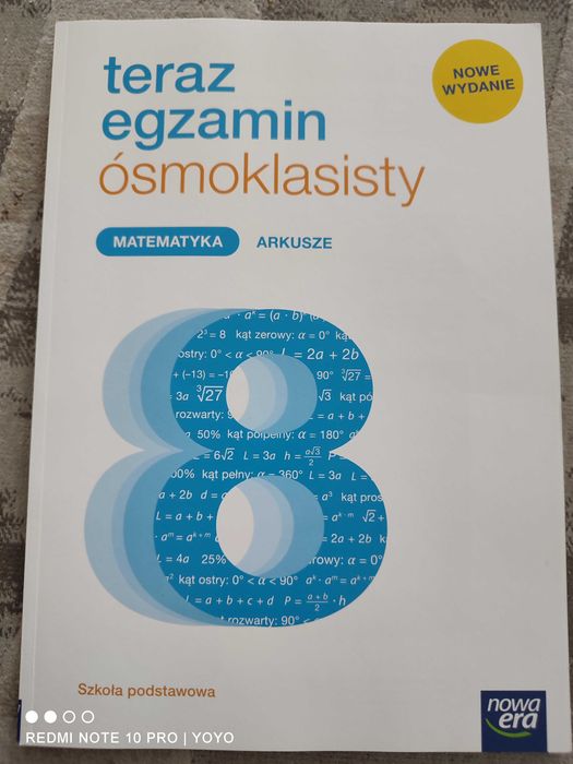 Teraz egzamin ósmoklasisty - Arkusze MATEMATYKA - Nowa Era  -JAK NOWE