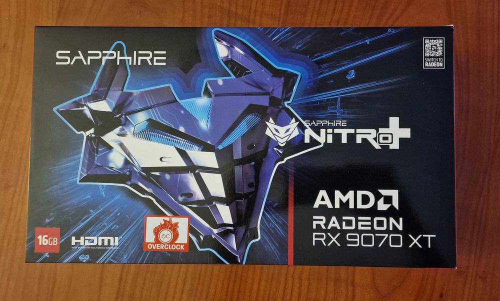 Sapphire RX 9070 XT NITRO+ 16GB GDDR6