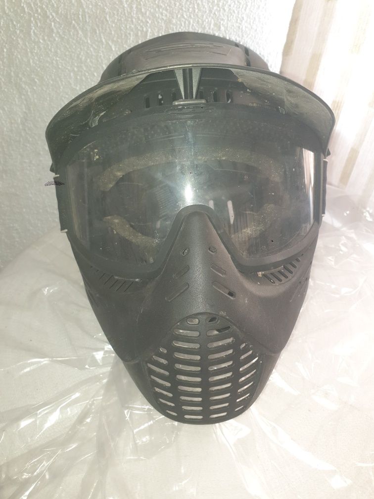 Capacete airsoft com máscara