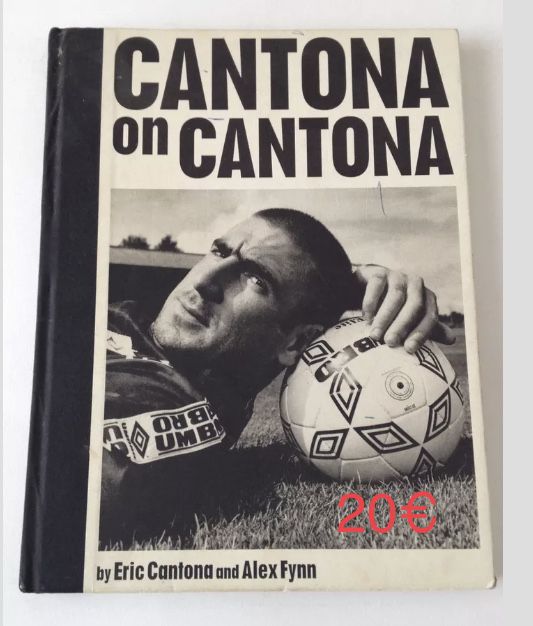 Livros biograficos cantona, alex fergunson - manchester united
