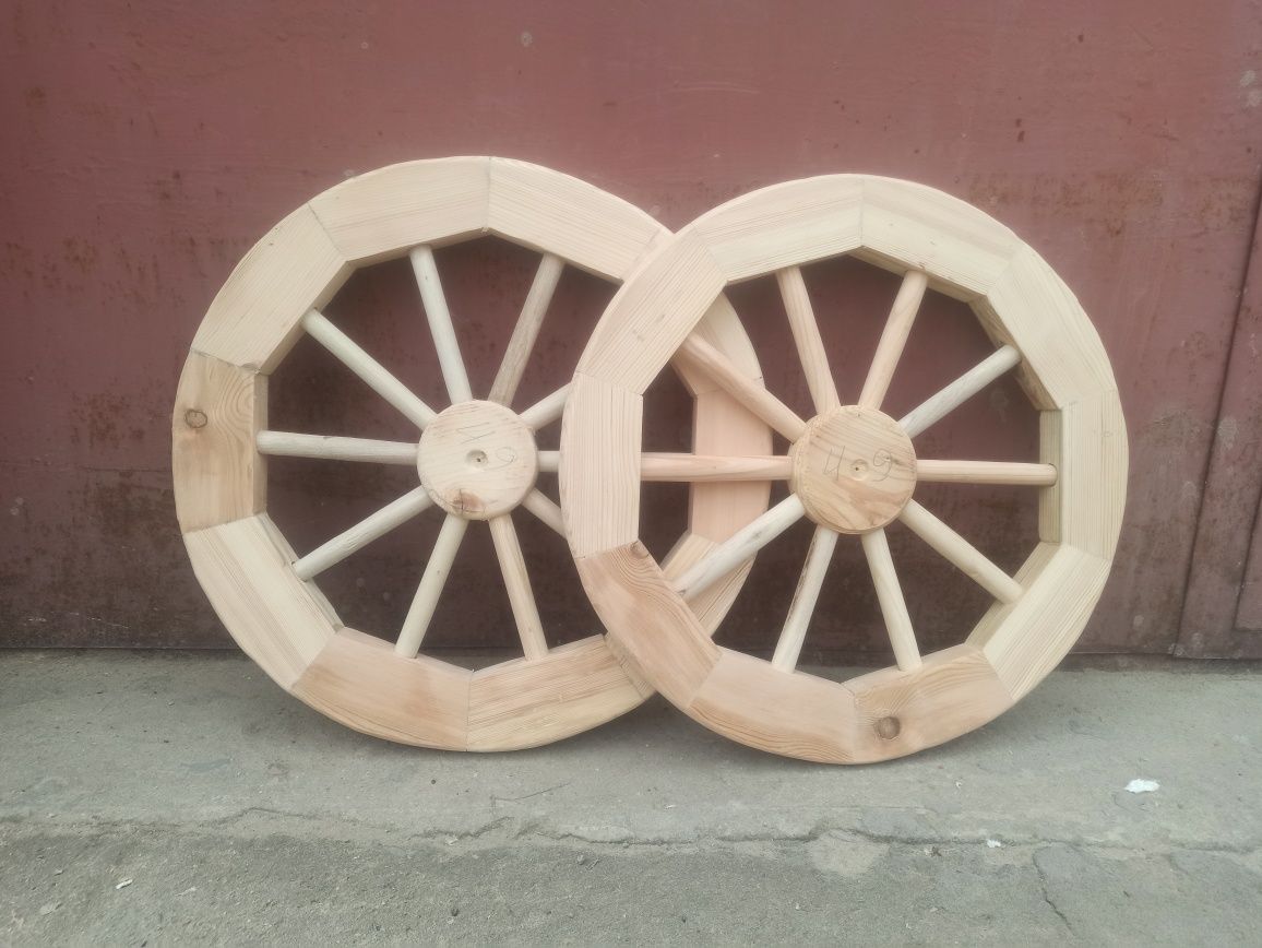 колесо деревянне