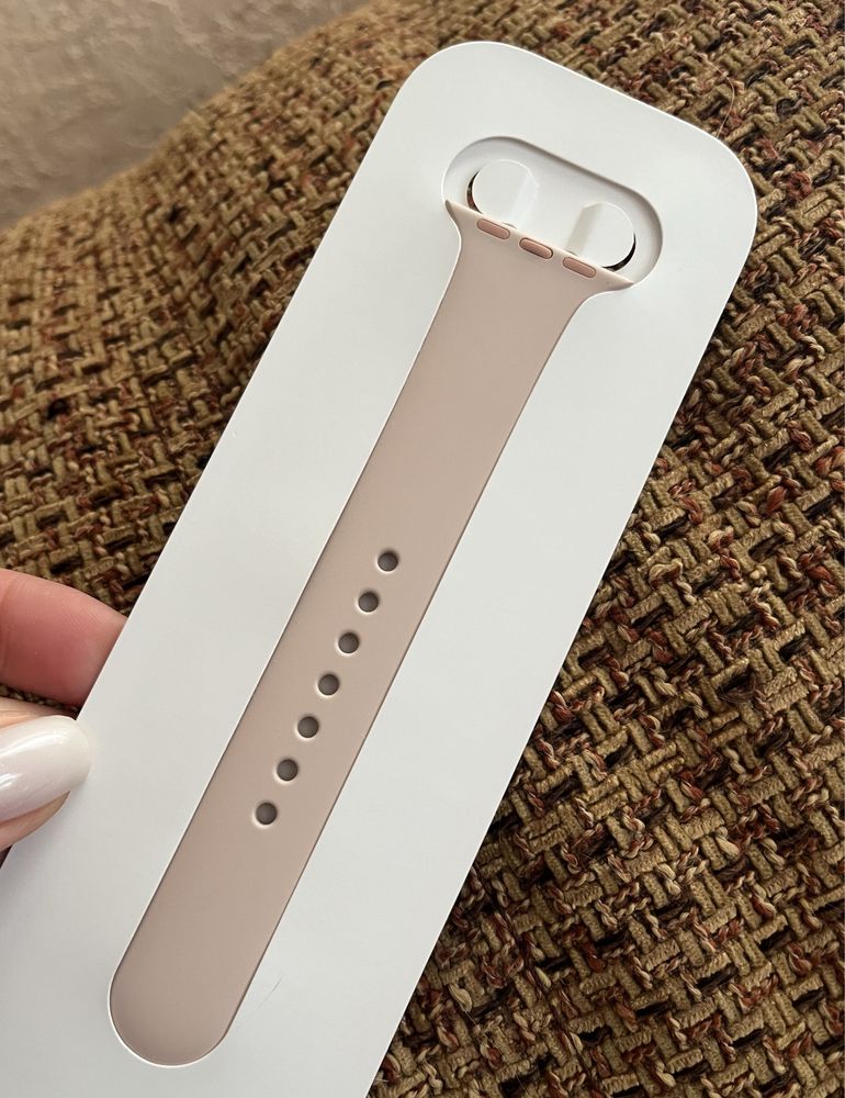 Оригинальный ремешок apple watch 3 38mm M/L pink половина