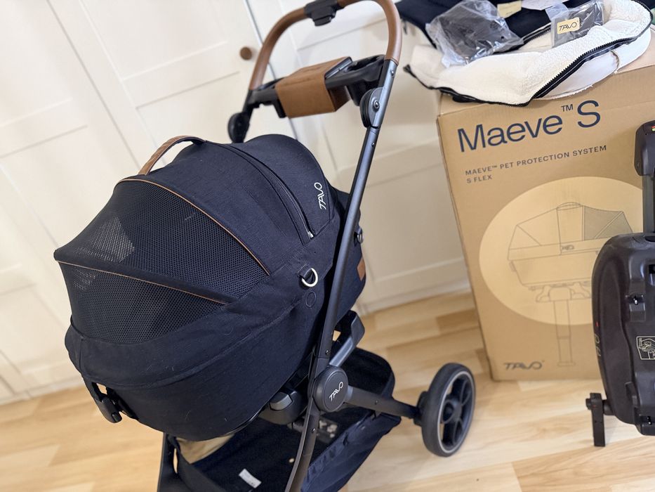 Tavo boski zestaw Mareve iso 5X wózek transporter dla psa kota