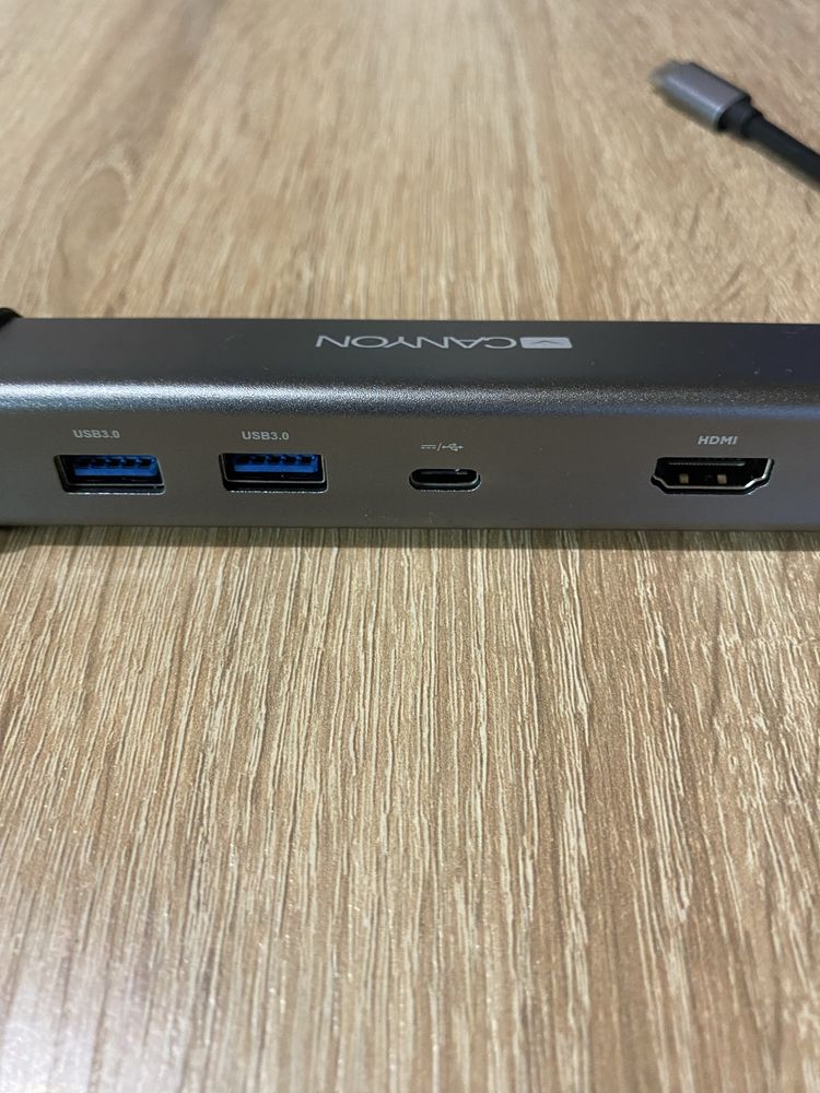 Мультипортова док-станція Canyon 4-в-1 USB Type CDS-3 (CNS-TDS03DG)