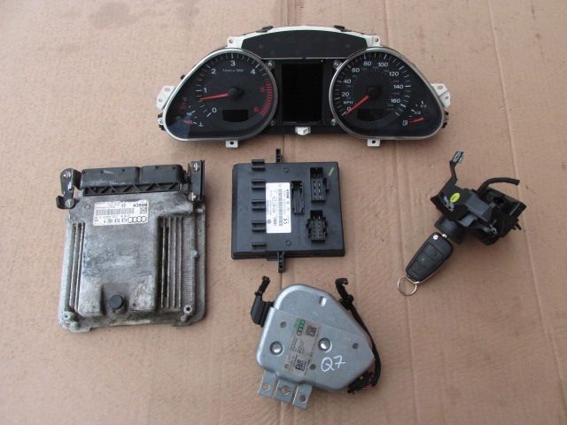 audi q7 4l 2007r 3.0 tdi bug komputer silnika 4l0910401m zestaw starto