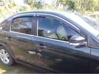 Ford Focus 2005-2011 Вітровики з хромом Niken SD, HB