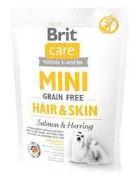 Sucha karma dla psa Brit Care MINI Grain Free Hair & Skin 400g