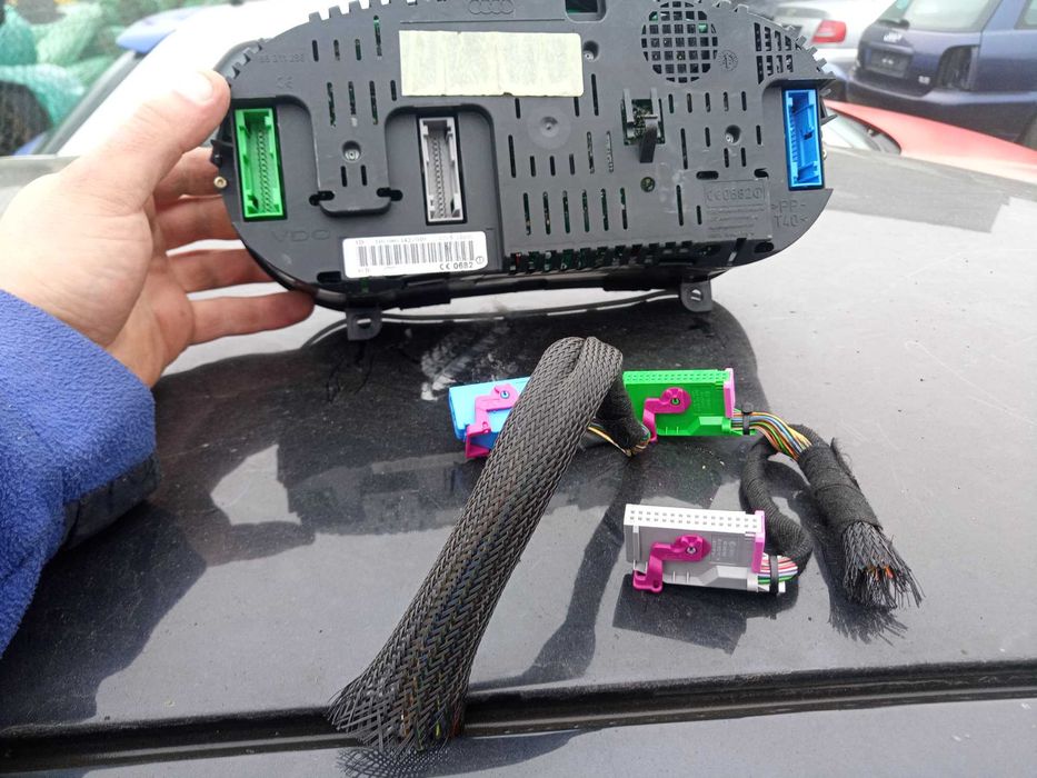 Licznik VDO audi a3 8l lift 1.9 tdi ful fis zegary nie jager + wtyczki