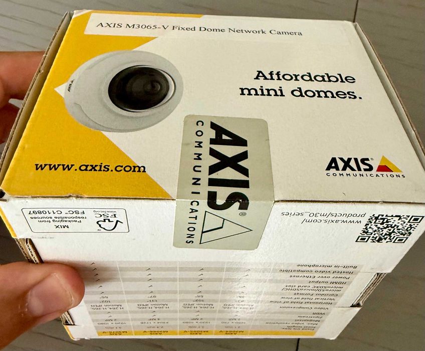 Axis M3065-V 1080p Network Mini Dome Camera - Novo