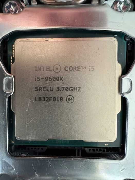 Gigabyte z370 PRO i5 9600k DDR4 16GB chłodzenie zasilacz