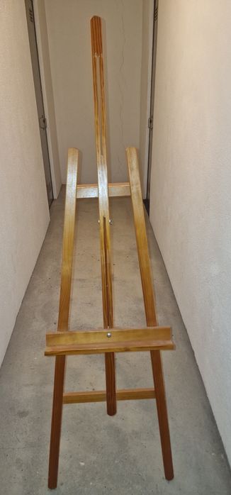 Cavalete madeira telas